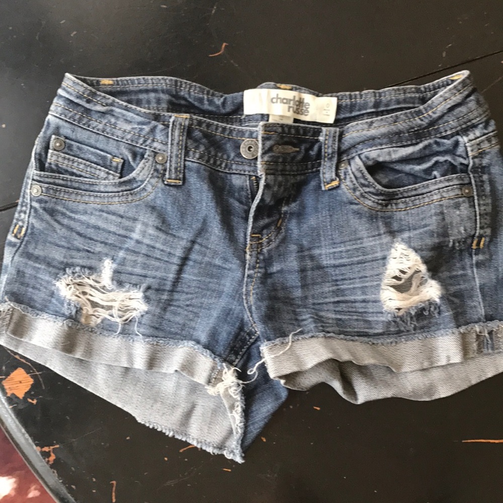 Charlotte Russe denim shorts sz 0